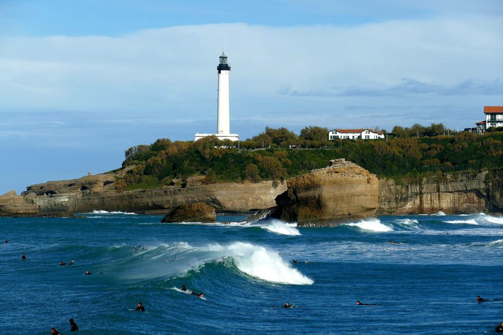 Côte des Basques Biarritz en Francia